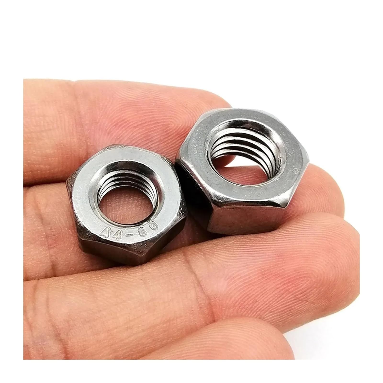 Dadi Esagonali M3-M12 In Acciaio Inox 304 A2-70, Confezione Da 1 O 10 Pezzi, DIN934