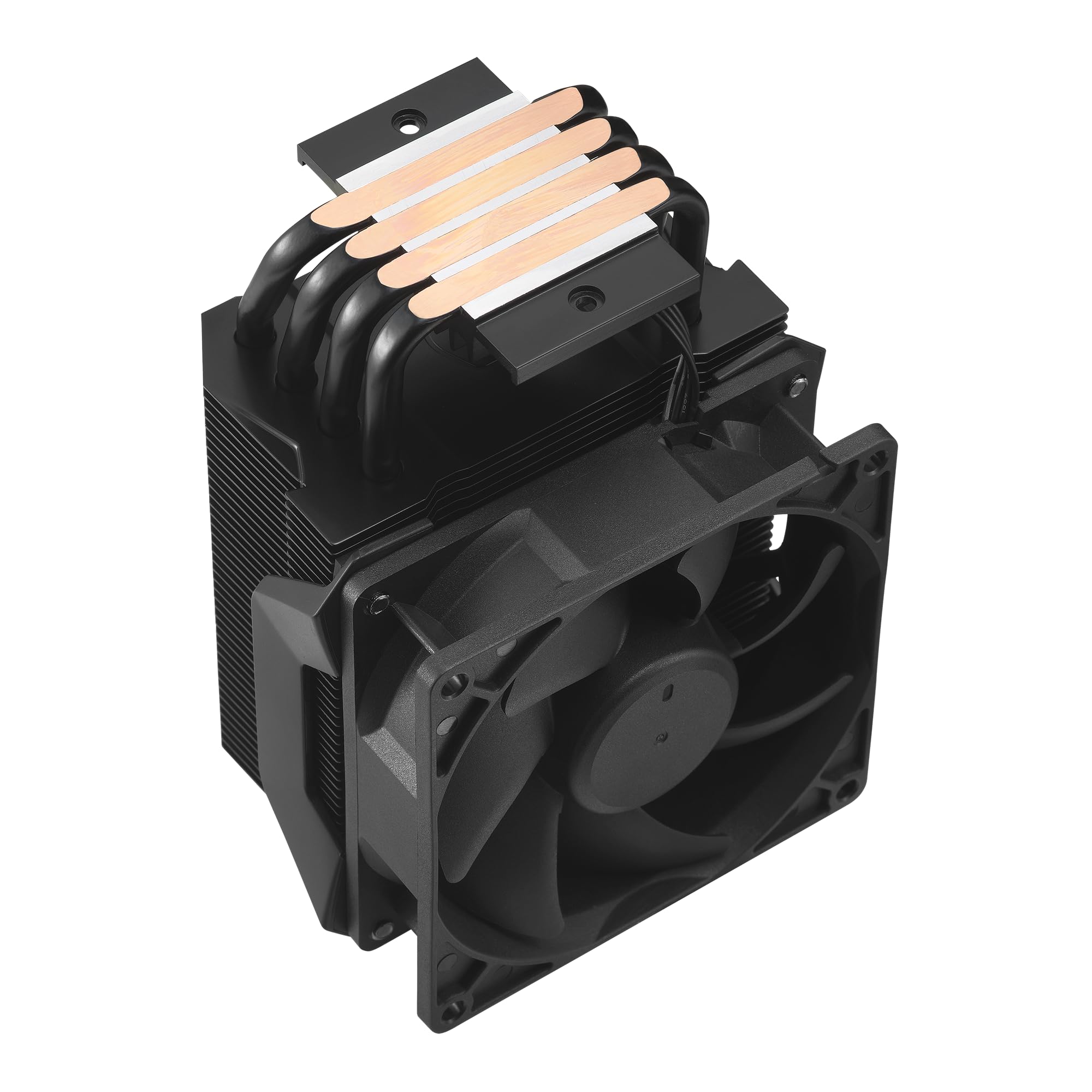 Cooler Master Hyper 411 Nano CPU Air Cooler, SickleFlow 92 PWM Fan, 4 Copper Heat Pipes, 136mm Tall, Sleek Top Cover, AMD Ryzen AM5|AM4, Intel LGA 1851|1700 Brackets