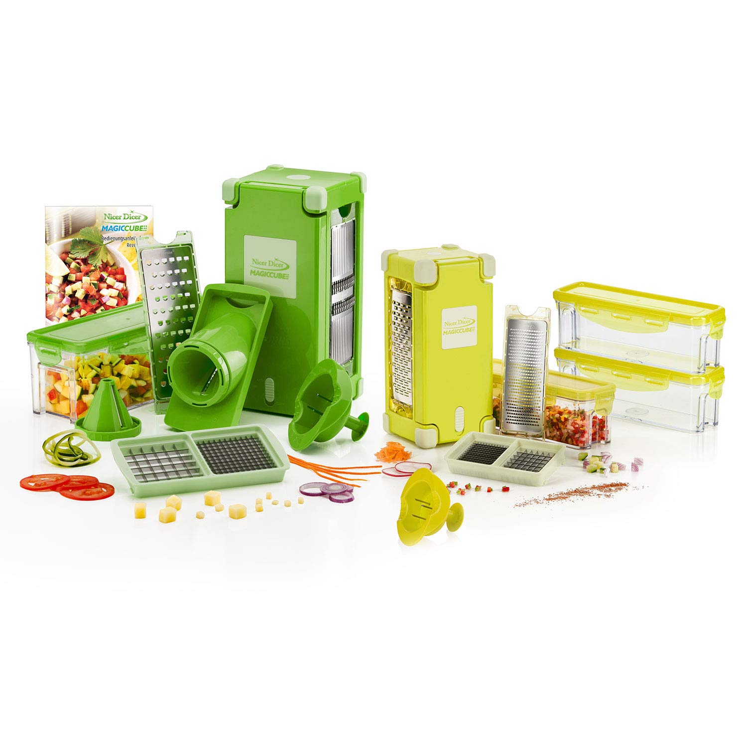 Genius Nicer Dicer Magic Cube | Deluxe-Set | 25聽Pieces