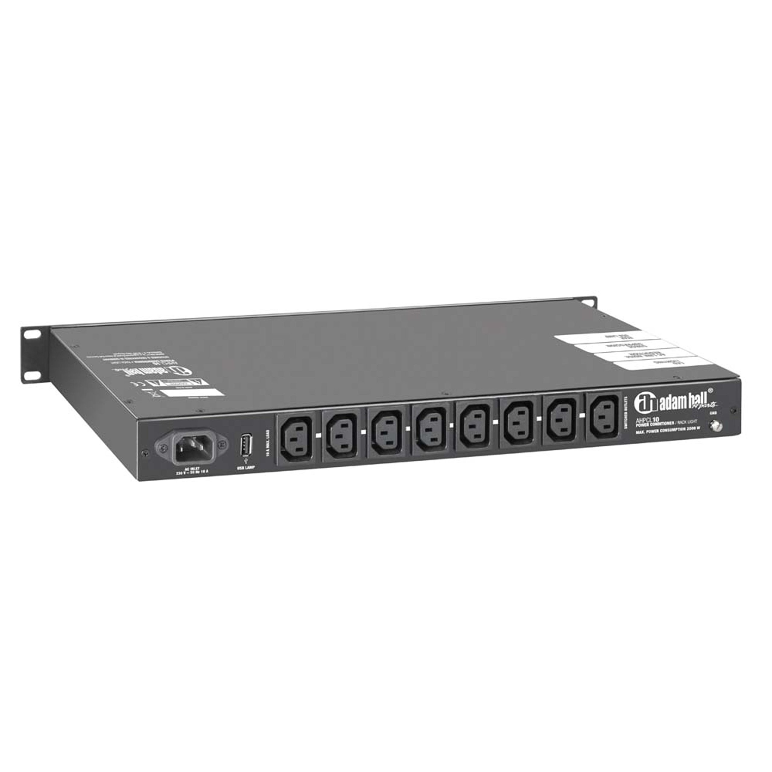 Adam Hall 19" Parts PCL 10 - Regolatore di tensione con illuminazione rack