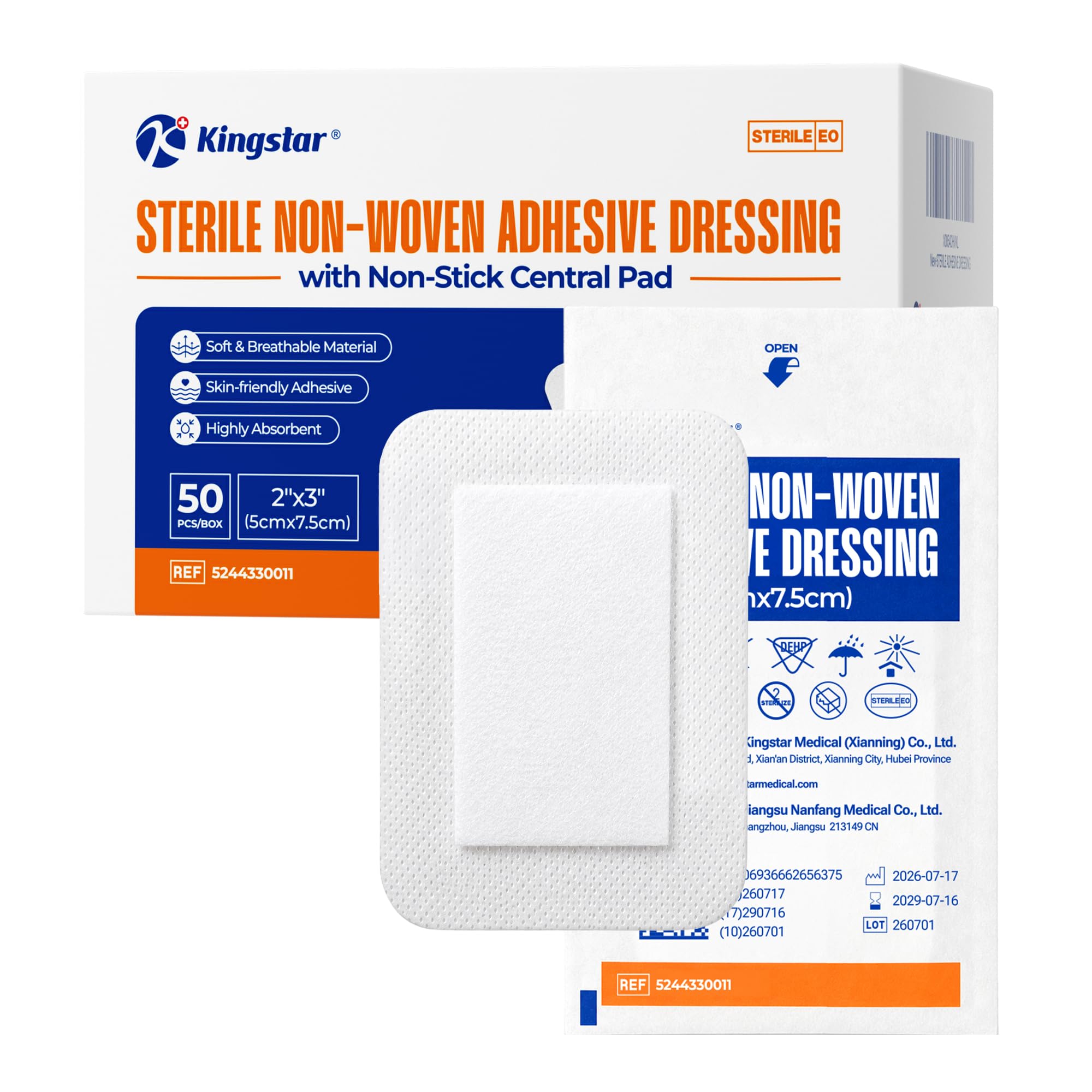 Sterile Gauze Dressings - 50 Count -1 Sterile Gauze Dressings - 50 Count -1