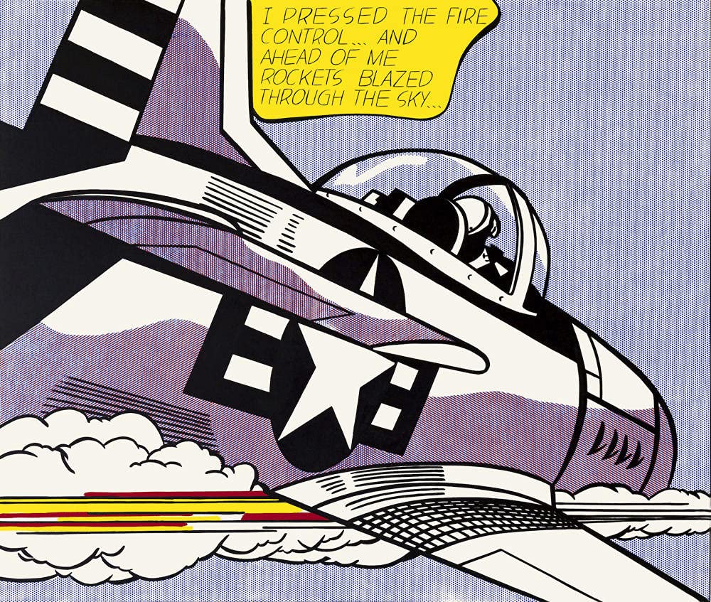 Roy Lichtenstein Prints Artwork Exhibition Whaam! [1963