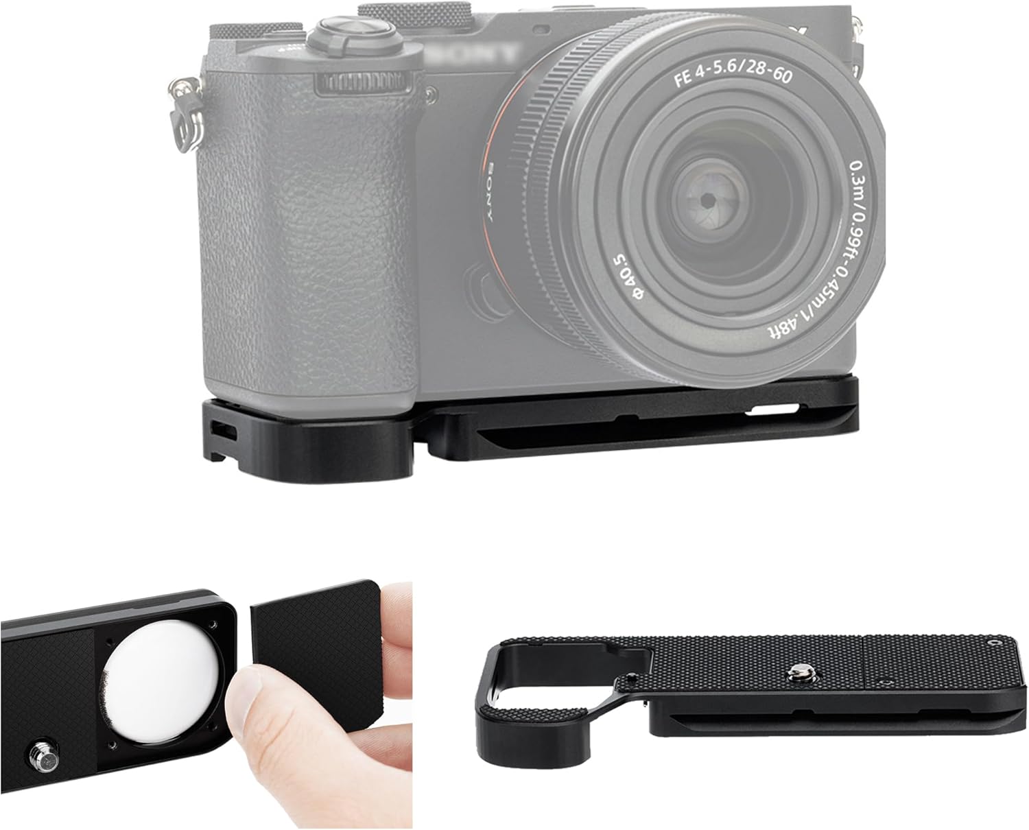 JJC GPX2 Metal Hand Grip Extension Bracket for Sony A7CII