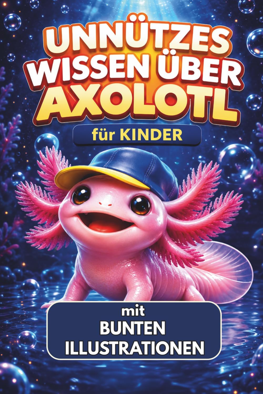 Unnützes Wissen über Axolotl für Kinder: Über 100 krasse Fakten und tolle Geheimnisse. Ein ideales Geschenk für Jungen und Mädchen mit wunderschönen, ... (Unnützes Wissen für Tierfans)