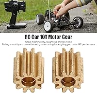 Vista 3 de Engranaje de motor cepillado para automóvil RC, reemplazo duradero de alta precisión, juego de engranajes de oruga RC a escala 1/24, 5 piezas