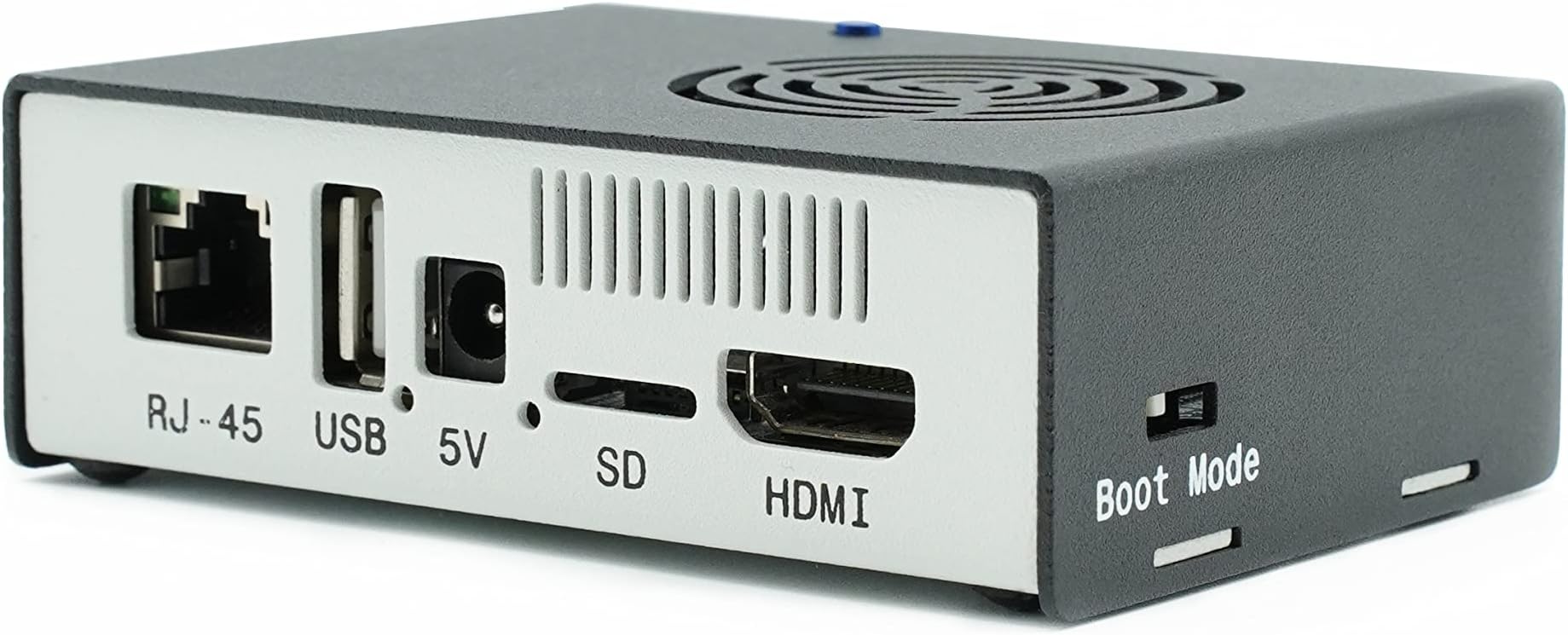 KKSB Odroid XU4 Case | Black and White Aluminum Odroid XU4 Enclosure
