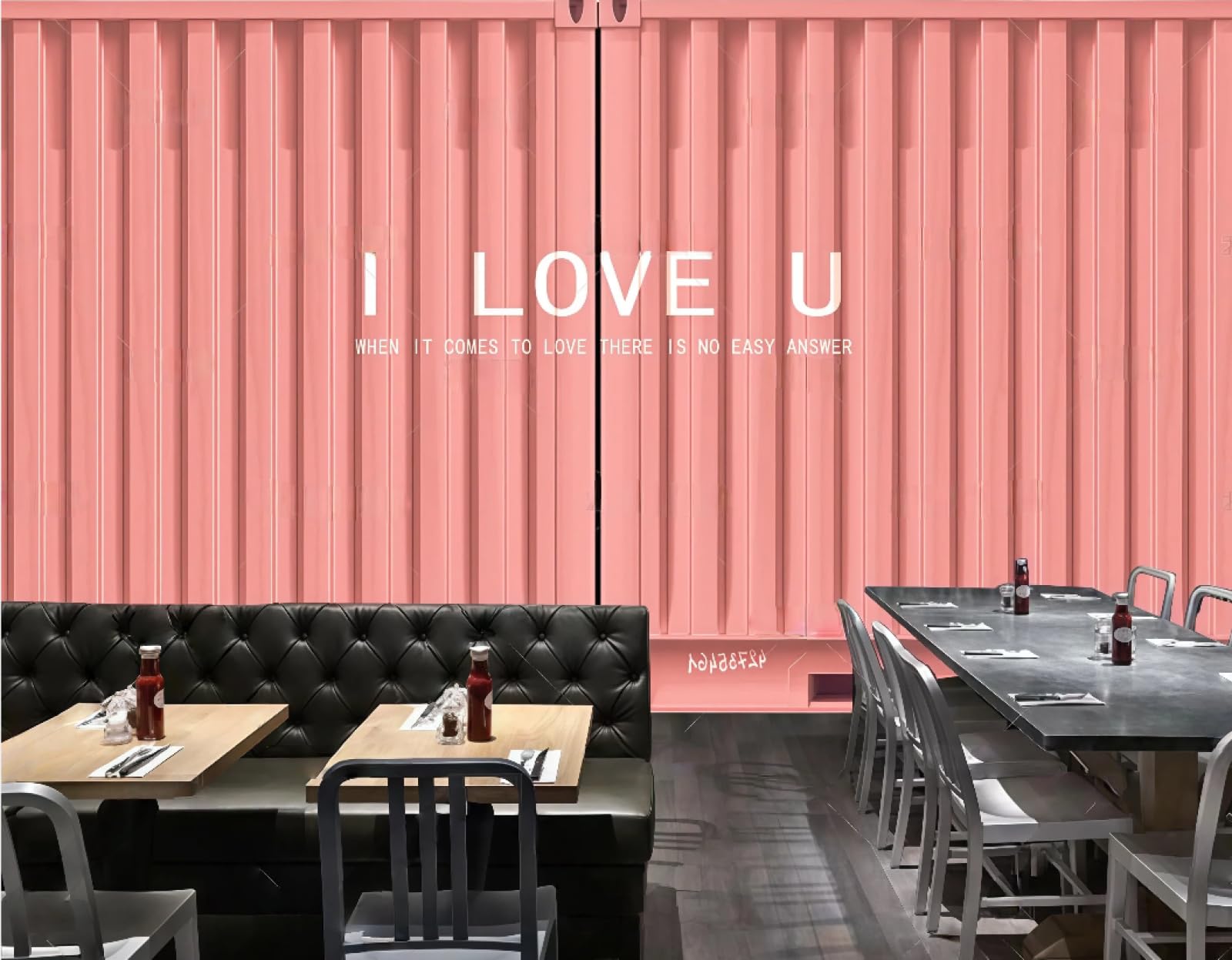 Tapeta Retro Nostalgiczny Pojemnik Pomarańczowy Popołudniowa Herbata Napój Cukiernia Bar Tło Ściana Zachodnia Restauracja Tapeta Kawiarnia Mural, 3D, 150 x 105 cm
