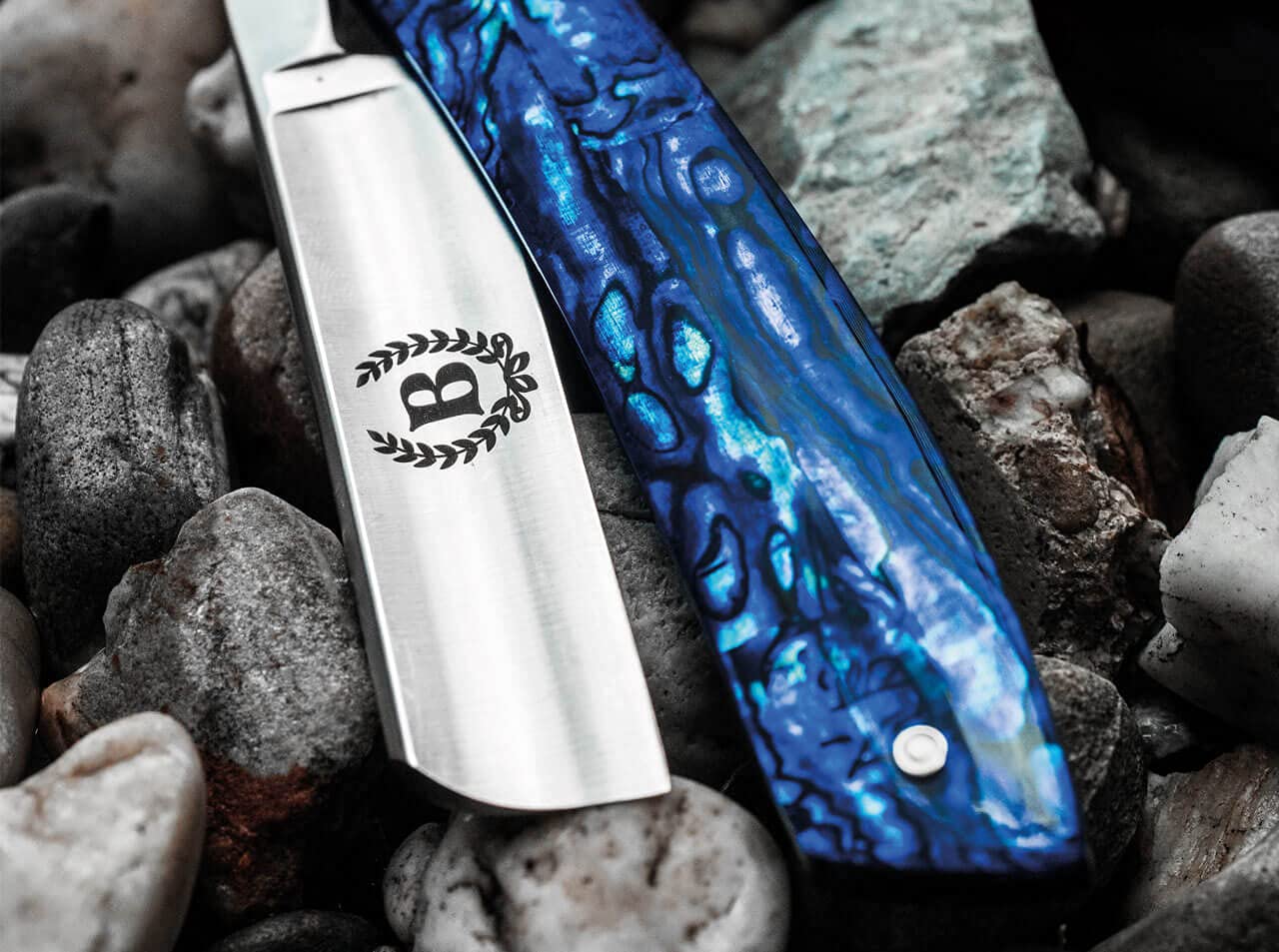 Boker Manufaktur Solingen Paua Straight Razor - 5/8