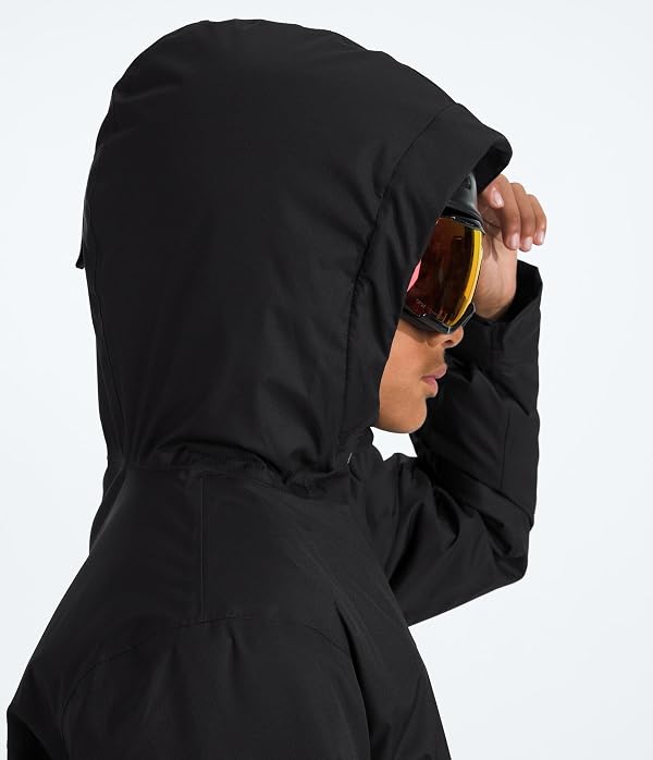 The North Face Boys' Freedom Insulated Jacket | Insulated Winter Coat, Water Repellent Finish, Helmet Compatible Hood & Secure Hand Pockets, TNF Black, XX-Large by The North Face - Image 6