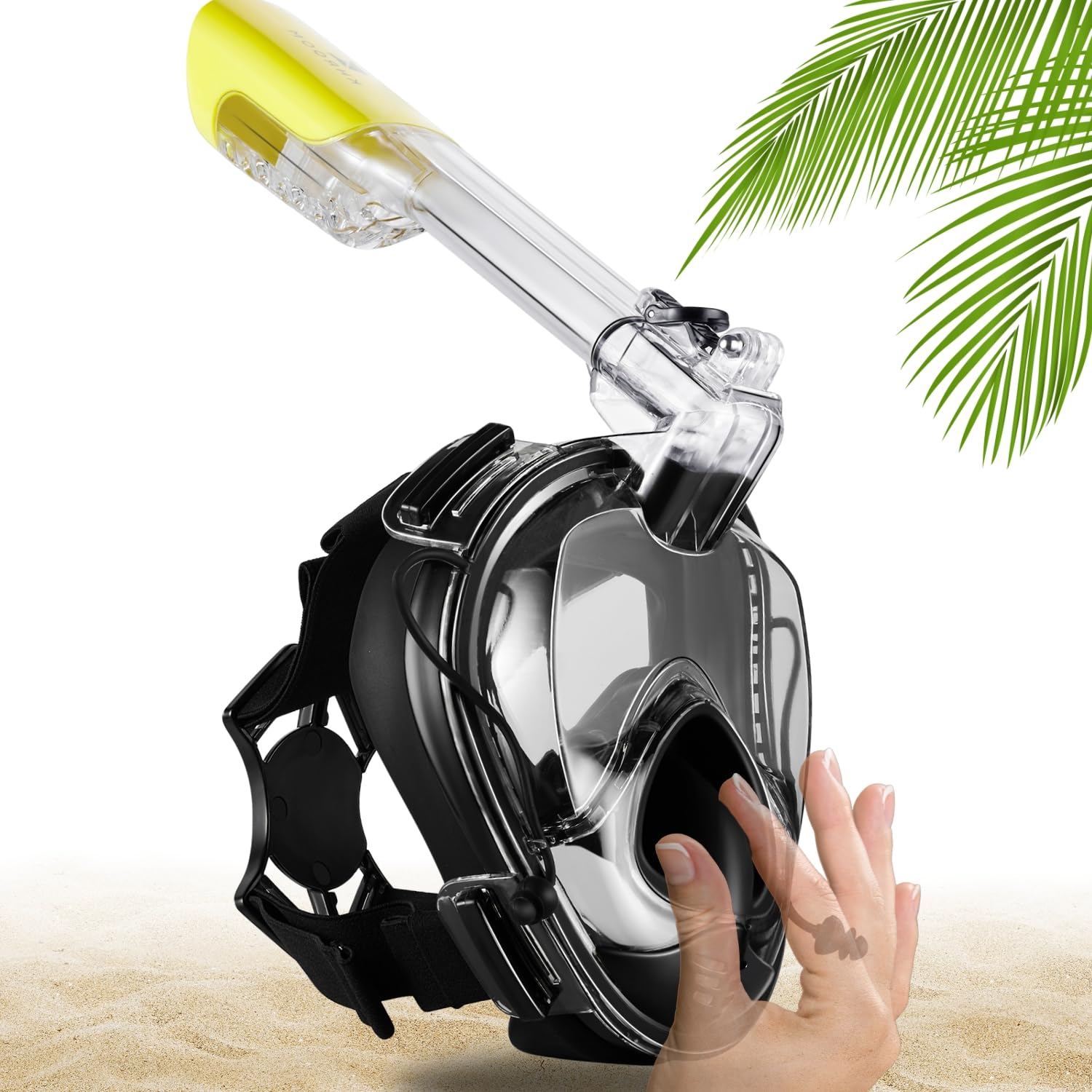 Seaview 180 - Maschera Da Snorkeling Integrale Per Adulti, Con Bilanciamento Pressione E Antiappannamento | Alternativa A Maschera E Boccaglio - 6