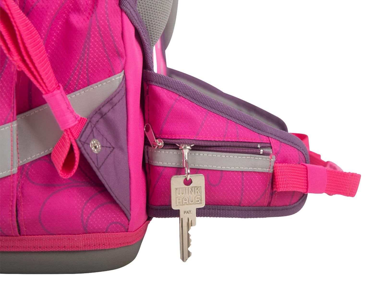 SCHOOL-MOOD Timeless mit LED Patchy Schulranzen-Set 7-teilig Luisa