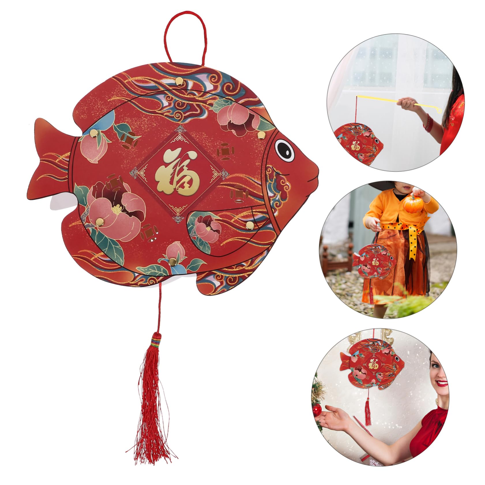 5 Set Materiale per Lanternine da Te Forma Decorazioni per Capodanno Kit per Attività Artigianali