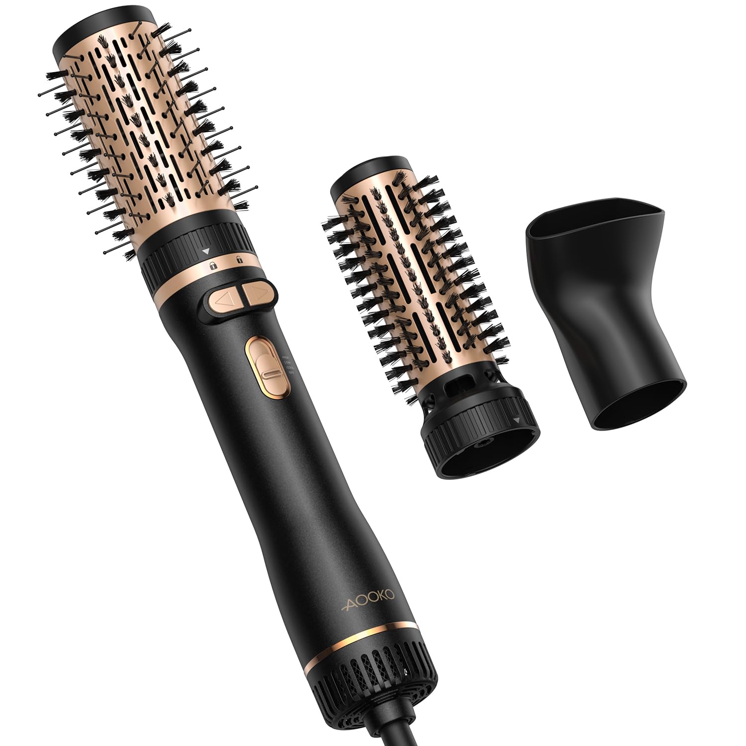 AOOKO Rotating Hair Dryer Brush