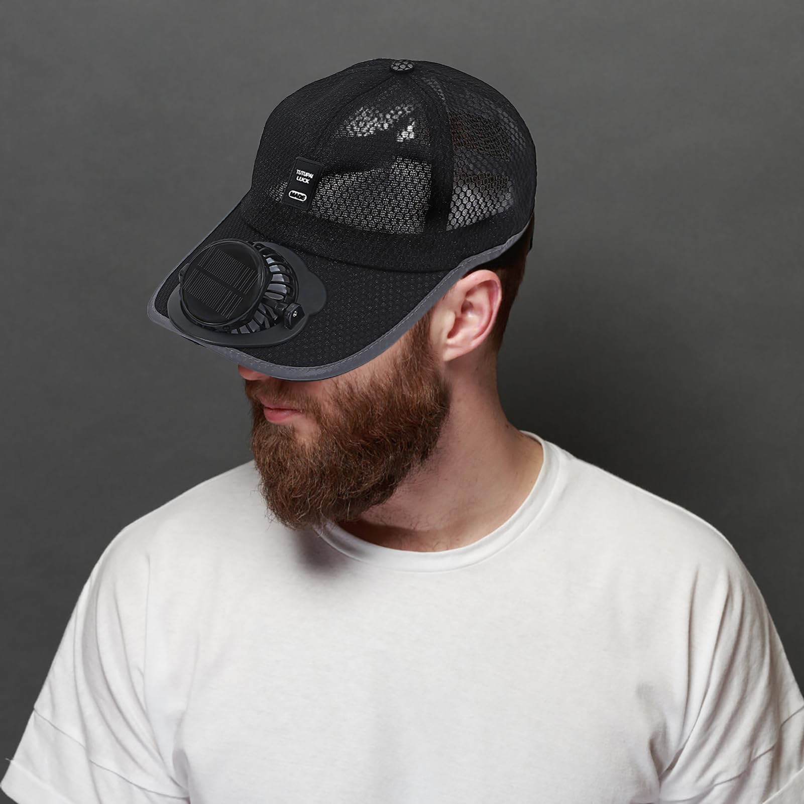 Casquette de Baseball avec Ventilateur Casquette de Chapeau d'extérieur d'été USB pour la Plage et Les Voyages, Le Ventilateur de Refroidissement pour Le Sport de Baseball de Golf