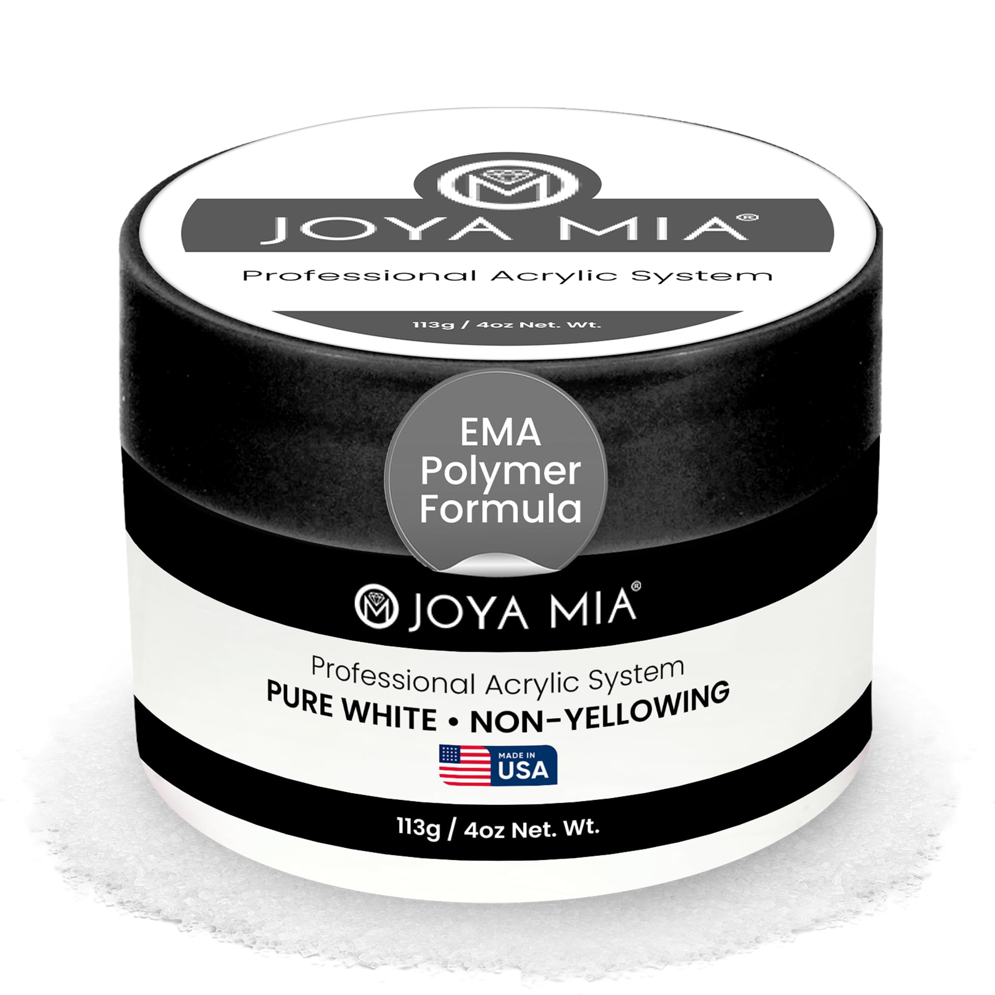 Joya Mia Acrylic Powder for Nails, MMA-Free, Super Adhesion Professional Powder for Flawless & Long-Lasting Nail Enhancements, Easy Application,