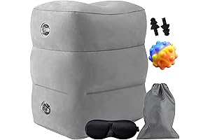 VUUDL Inflatable Travel Foot Rest