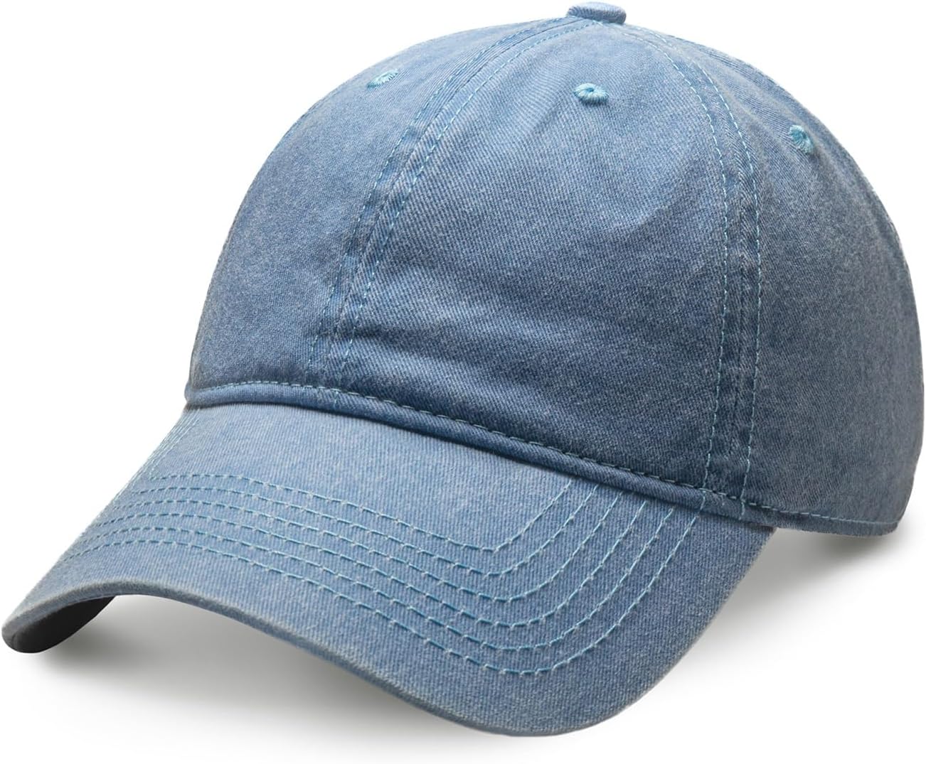 Casquette De Baseball Unisexe Délavée En Coton - Coupe Classique, Confortable, Protection UPF 50+, Plusieurs Coloris