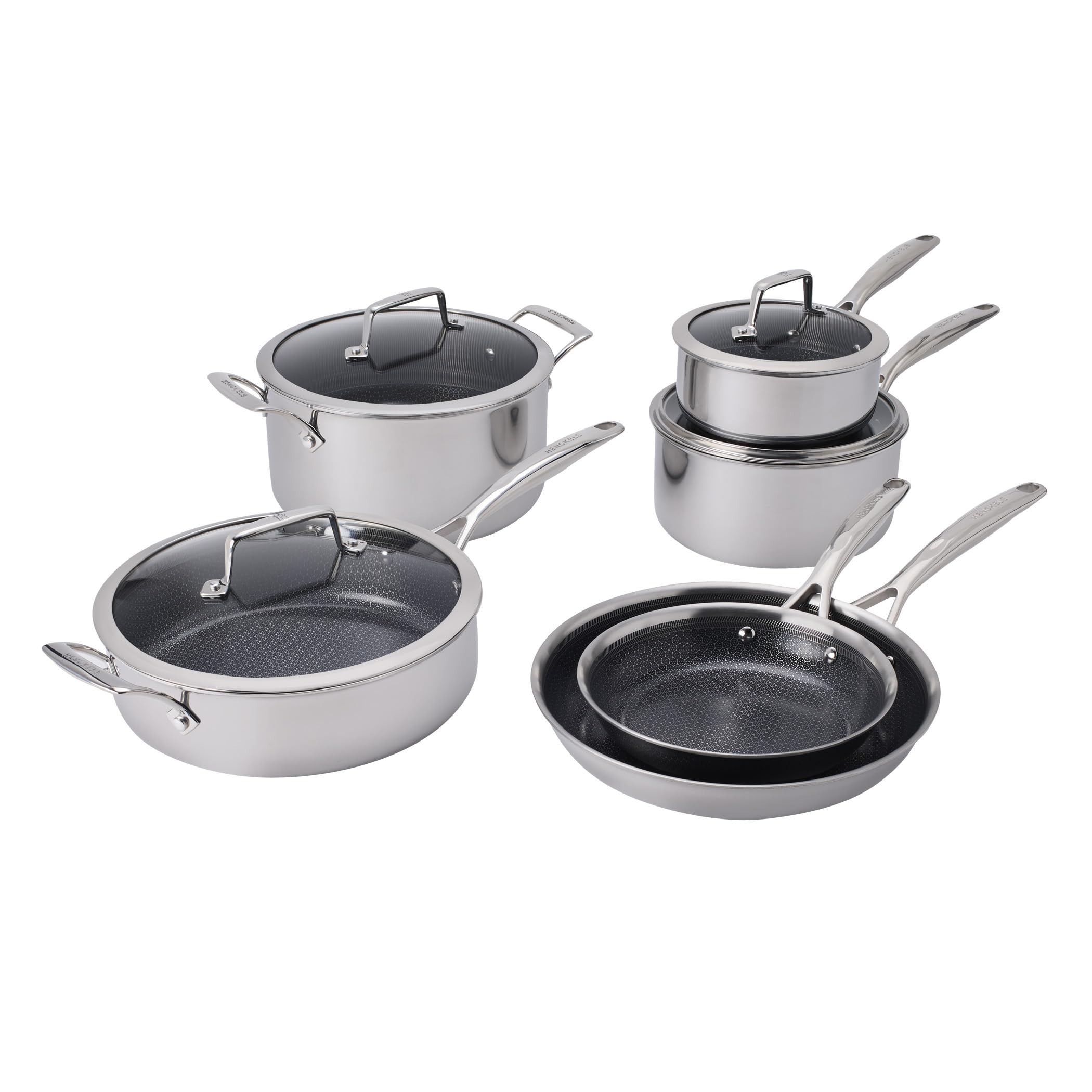 Henckels Paradigm Stainless Steel 10-Piece Cookware Set