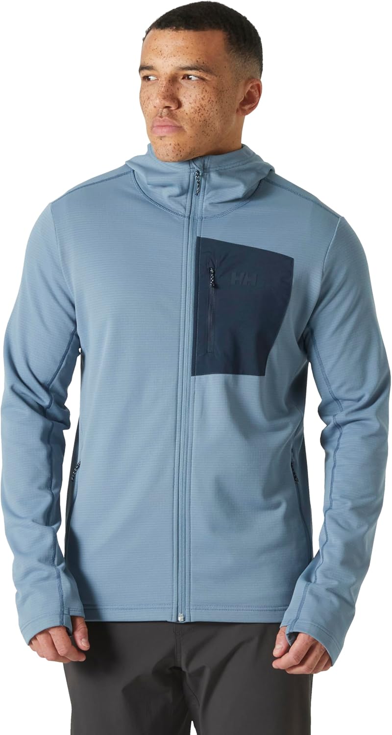 Helly-Hansen Versalite Hooded Fleece Jacket For Men - Lightweight Warmth, Ideal Hiking Skiing Base Layer, Outdoor