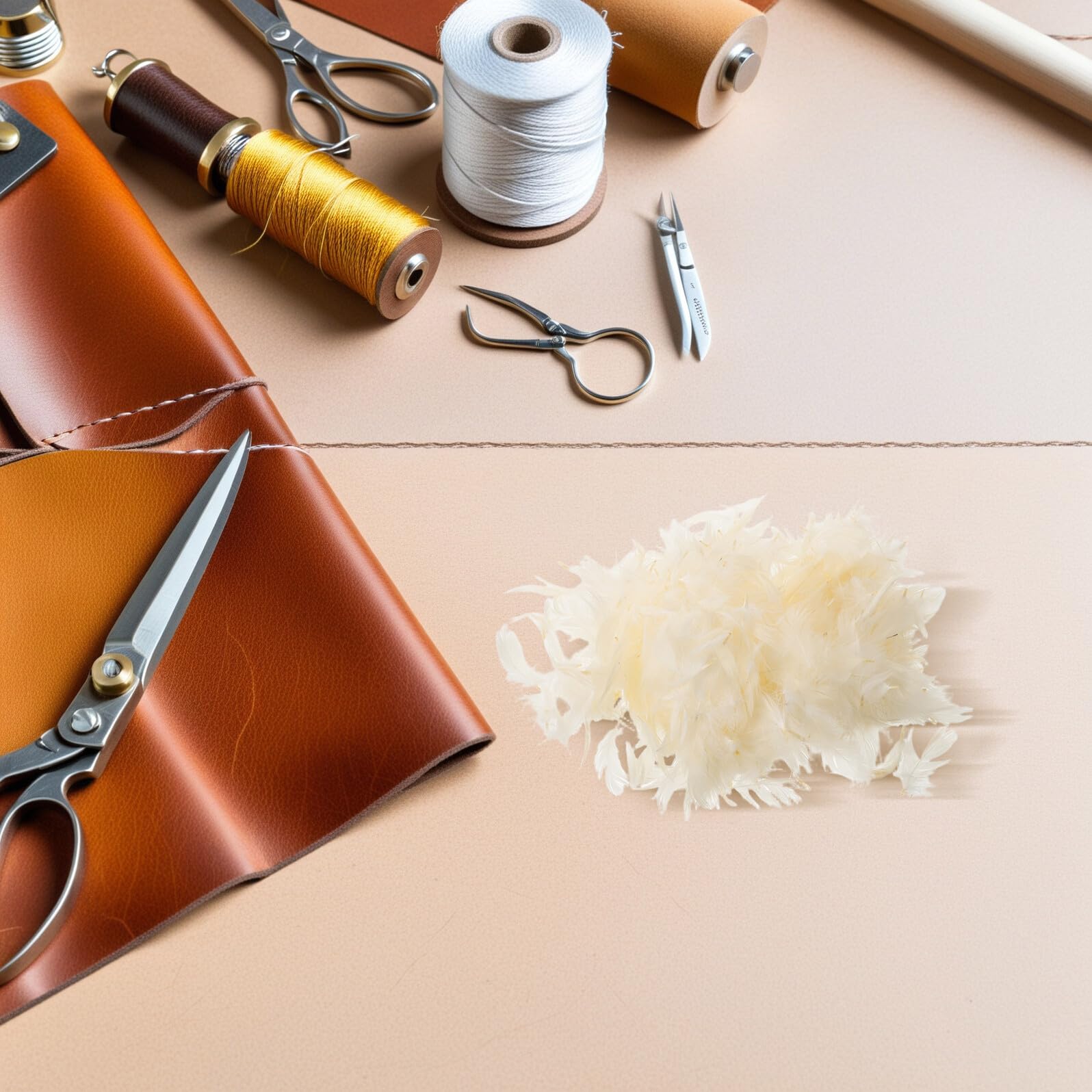 WOONEKY Naturalne Wypełnienie z Kaczych Piór Oddychający Lekki Materiał Do Poduszek Kołder i Rękodzieła DIY Idealny Do Sof Krzeseł i Ciepłych Kołder Każdą Porę