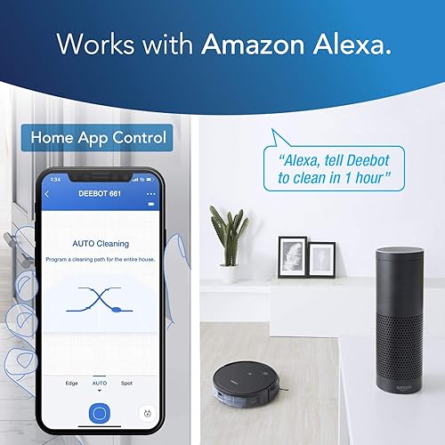 Miniatura 6 de ECOVACS DEEBOT 661 - Robot aspirador inalámbrico, color negro