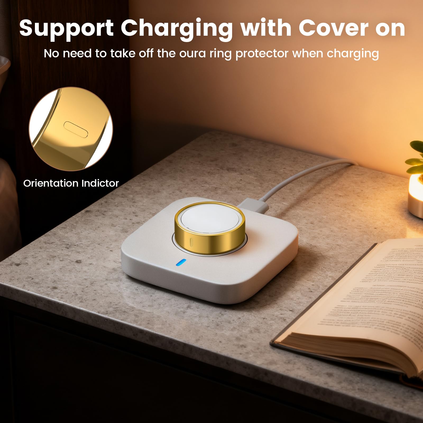 sylacor 3 Pack Ring Cover Compatible with Oura Ring Gen 4/Gen 3 Horizon/Heritage, Upgraded Anti-Scratch TPU Protector for Men Women, NOT for Oura Ring 4 Ceramic — view 4