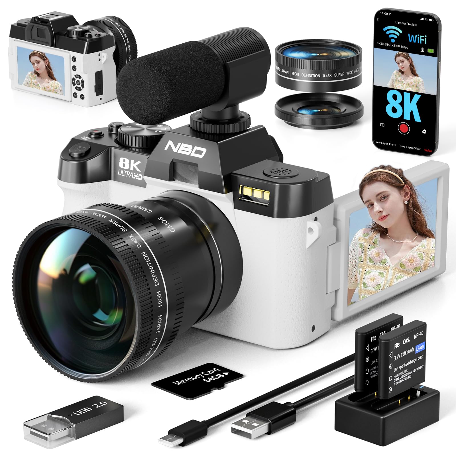 NBDDIGITAL True 8K 64MP