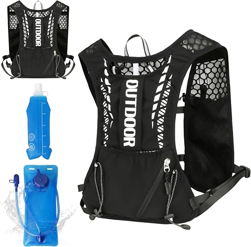 Course pour Homme et Femme avec Poche à Eau de 2 l et G Gilet