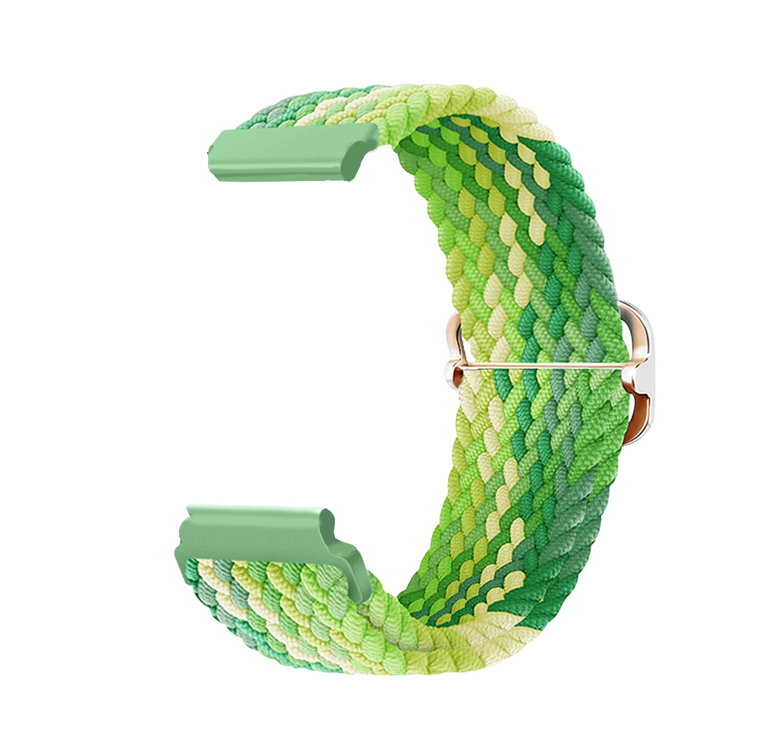 ARTMU� Braided Nylon band Adjustable solo loop strap 22mm Stainless Steel Buckle Sport Multicolor Band Men - Women (Lime Green) (B0BR1KLCPP) Amazon Price History, Amazon Price Tracker