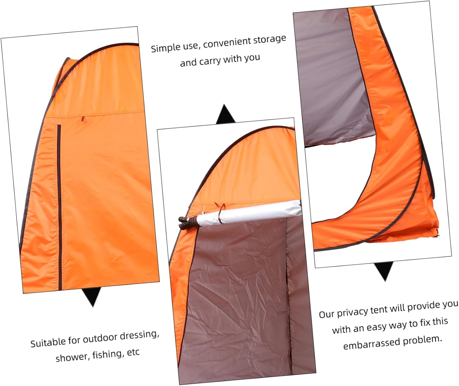 Camp Shower Tent Quick-Open Changing Room Portable Inflatable Outdoor Tent for Beach Fishing Heat Preservation