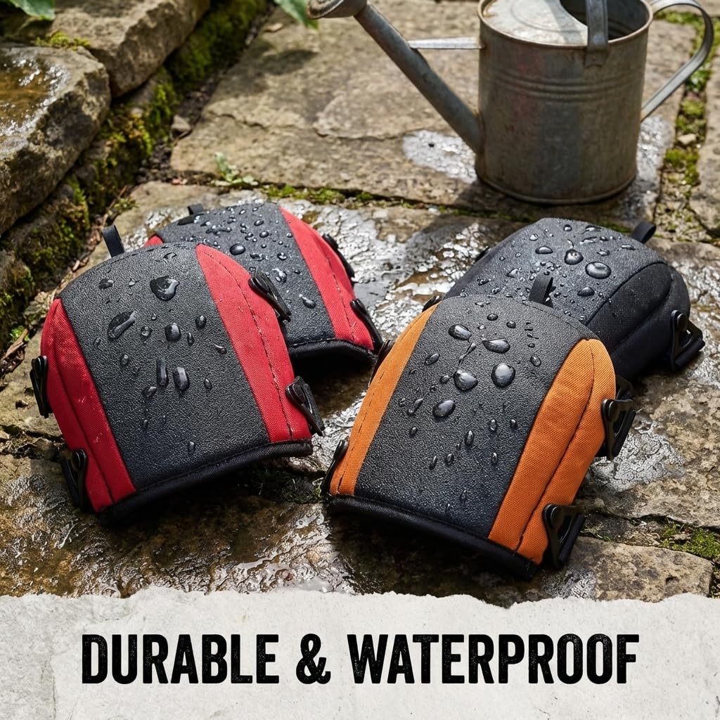 GROZY Knee Pads for Gardening, Construction, and Flooring Work Landscaping