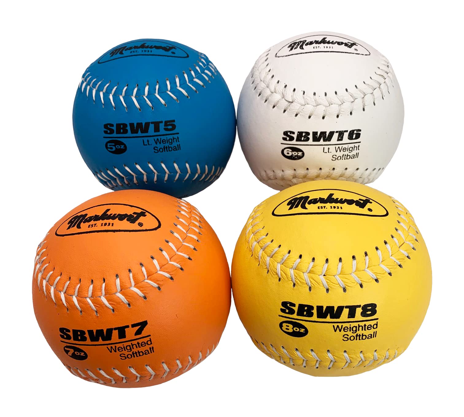 Balles de softball d'entraînement lestées (en vrac ou au détail