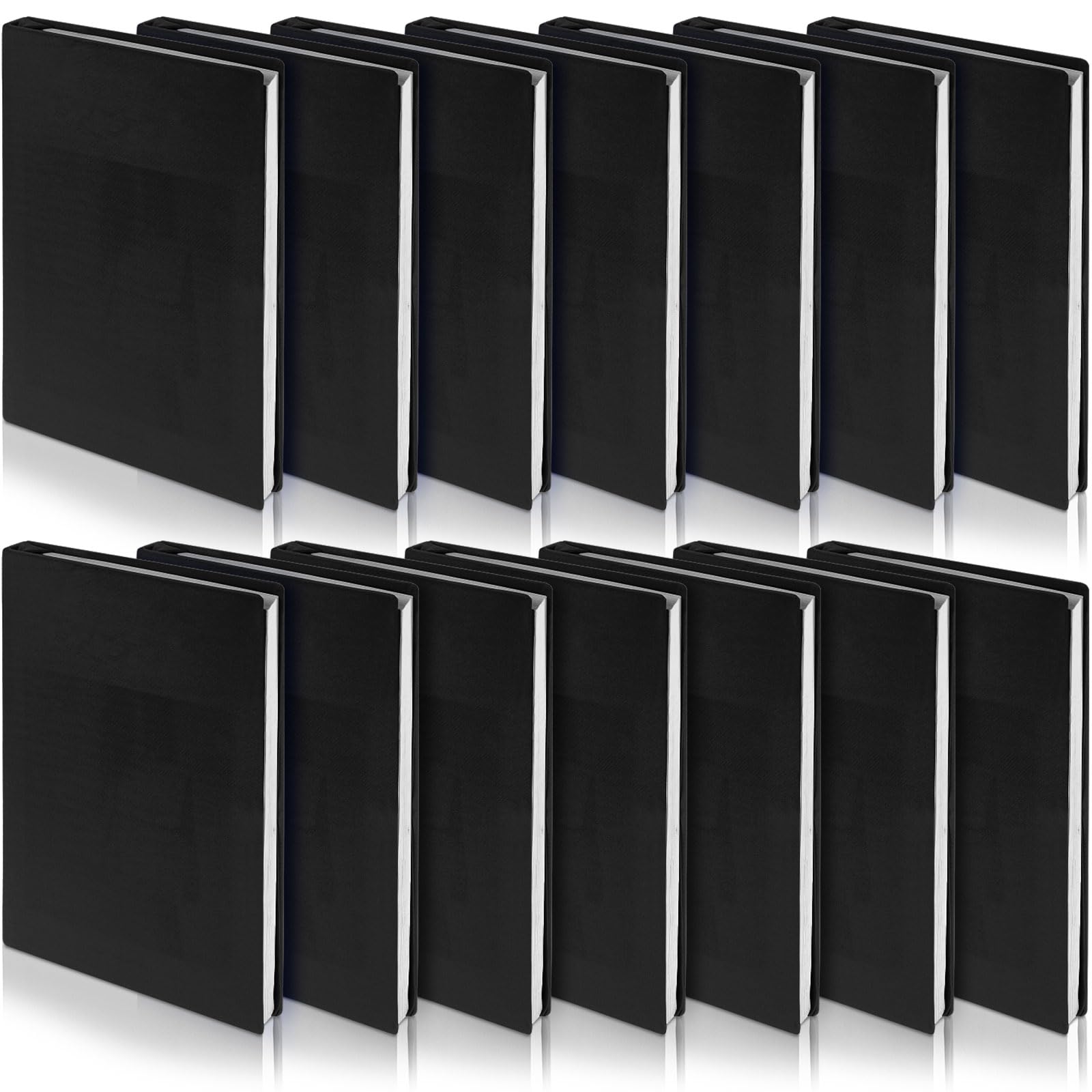 Sherr Confezione da 14 copertine per libri elastiche, resistenti, lavabili, riutilizzabili, per la maggior parte dei libri, circa 22,9 x 30,5 cm, colore nero