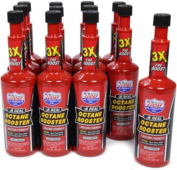 Lucas Oil 10026PK12 Octane Booster 15 oz., Octane Boosters Amazon