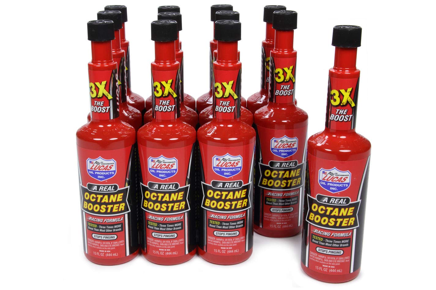 Lucas Oil 10026PK12 Octane Booster 15 oz (Pack of 12) Amazon.in Car & Motorbike