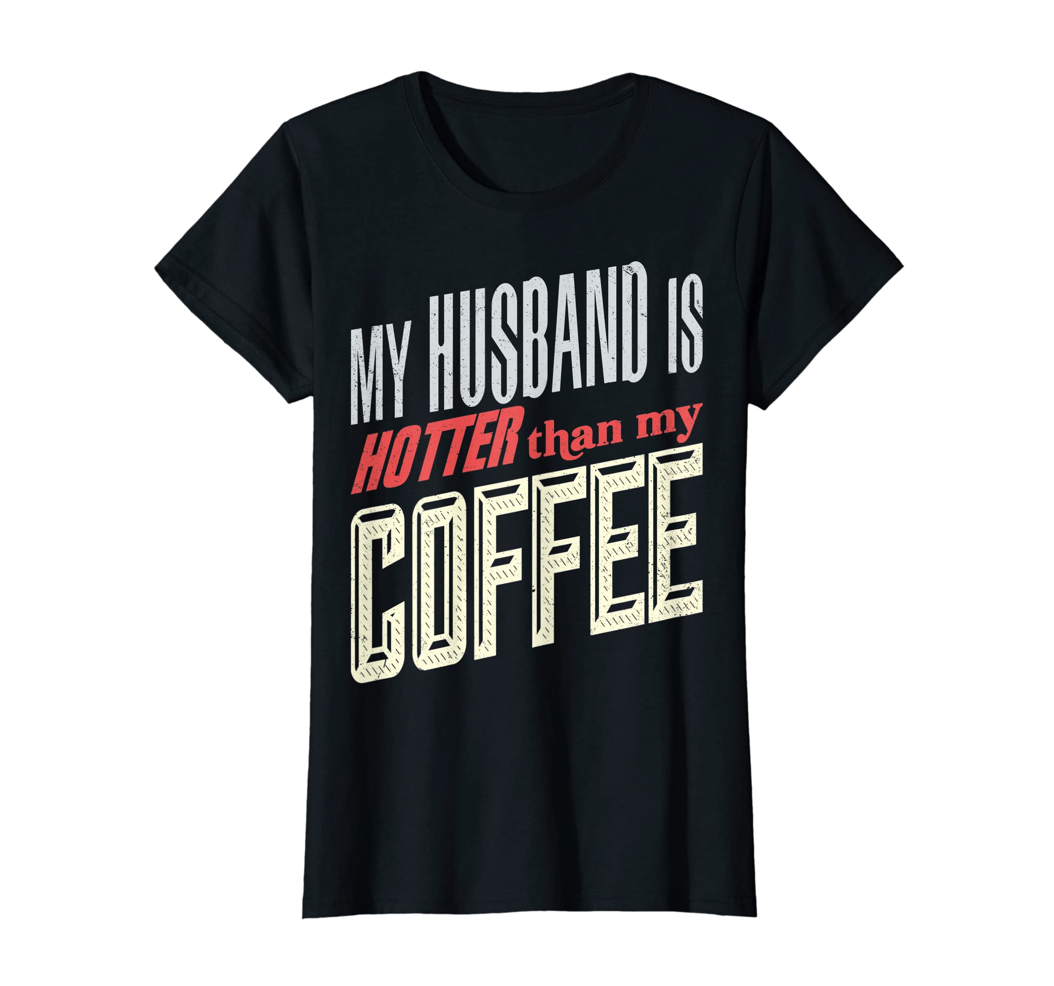 Stereotypical TeesWomens Women's I Love My Hot Husband T Shirt- Shirt for a Wife T-Shirt