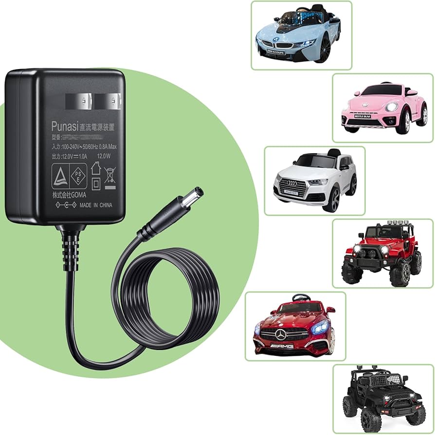 Amazon.co.jp: 電動乗用カー12V 1A充電器 Punasi Wrangler SUV Kid