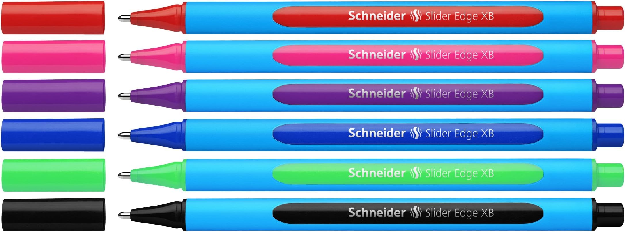 Slider Edge XB 152284 Ballpoint Pen (Line Thickness: XB, Indelible, Triangular Pin) 5 + 1 Pieces