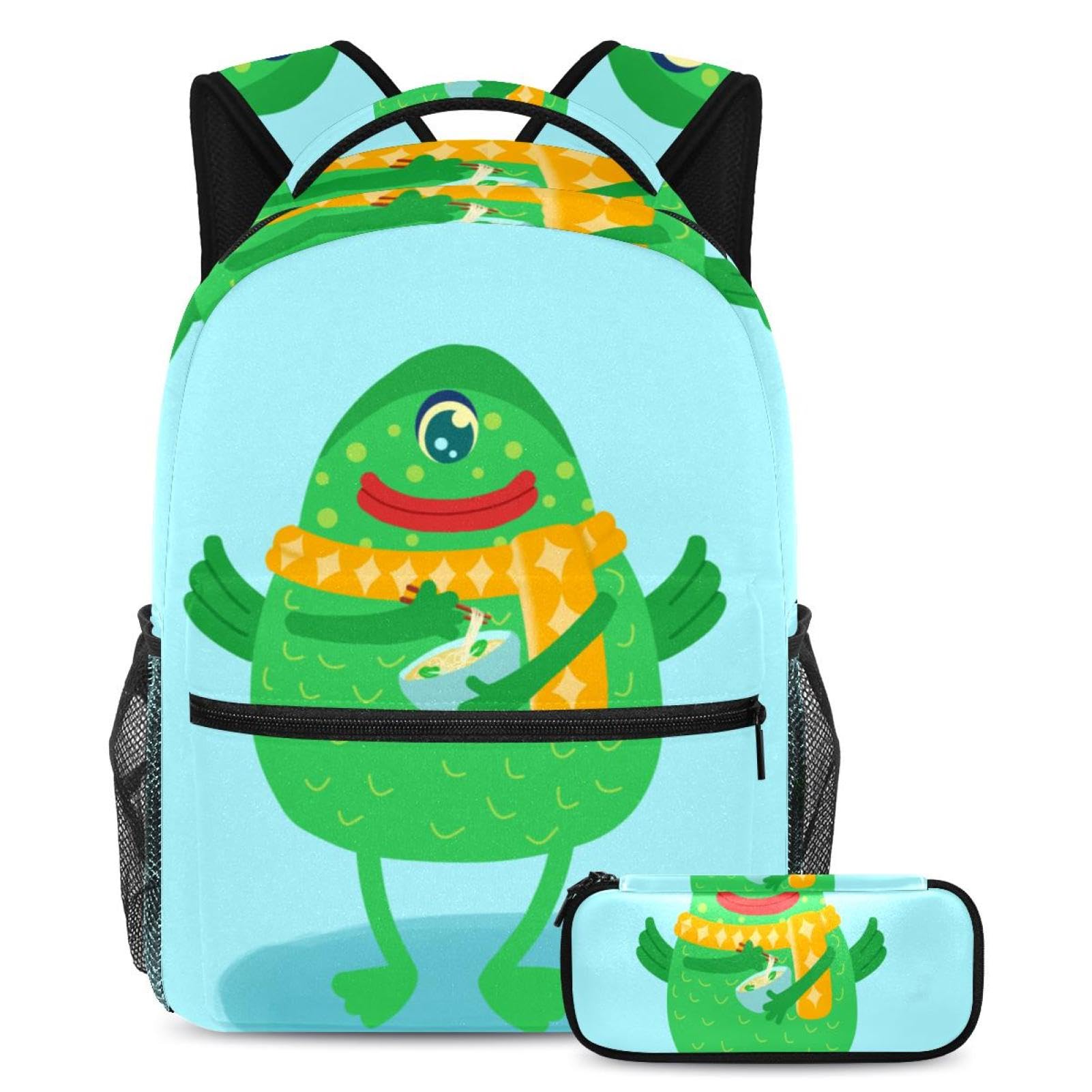 Sac à dos vert et trousse résistants pour éviter les déchirures - 7