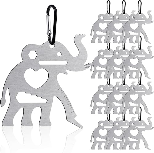 Cholemy 12 carteras multiherramienta Edc Novedad para rellenar calcetines de Navidad, cartera para tarjetas de crédito 11 en 1, herramientas de mano