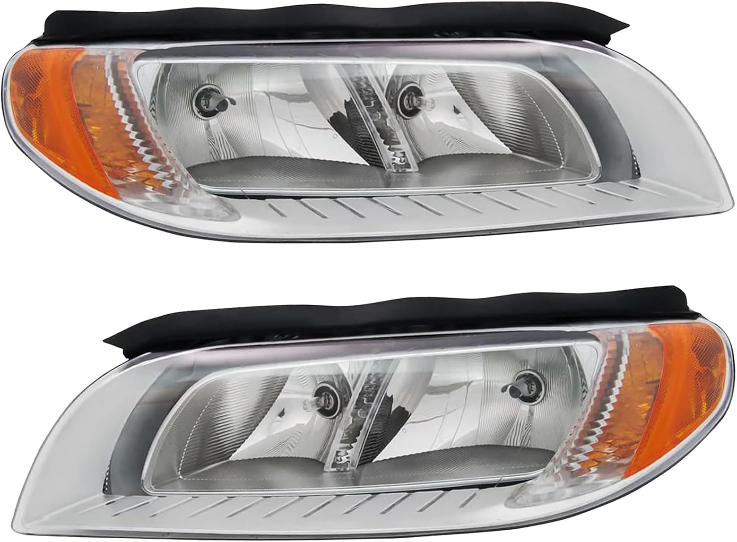 ALLIGATOR AUTO LIGHTS Replacement For Volvo S80 XC70 2008-2011 / V70 3.2 2008-2010 Headlight Assembly with Bulbs, CAPA Certified, Left & Right Sides
