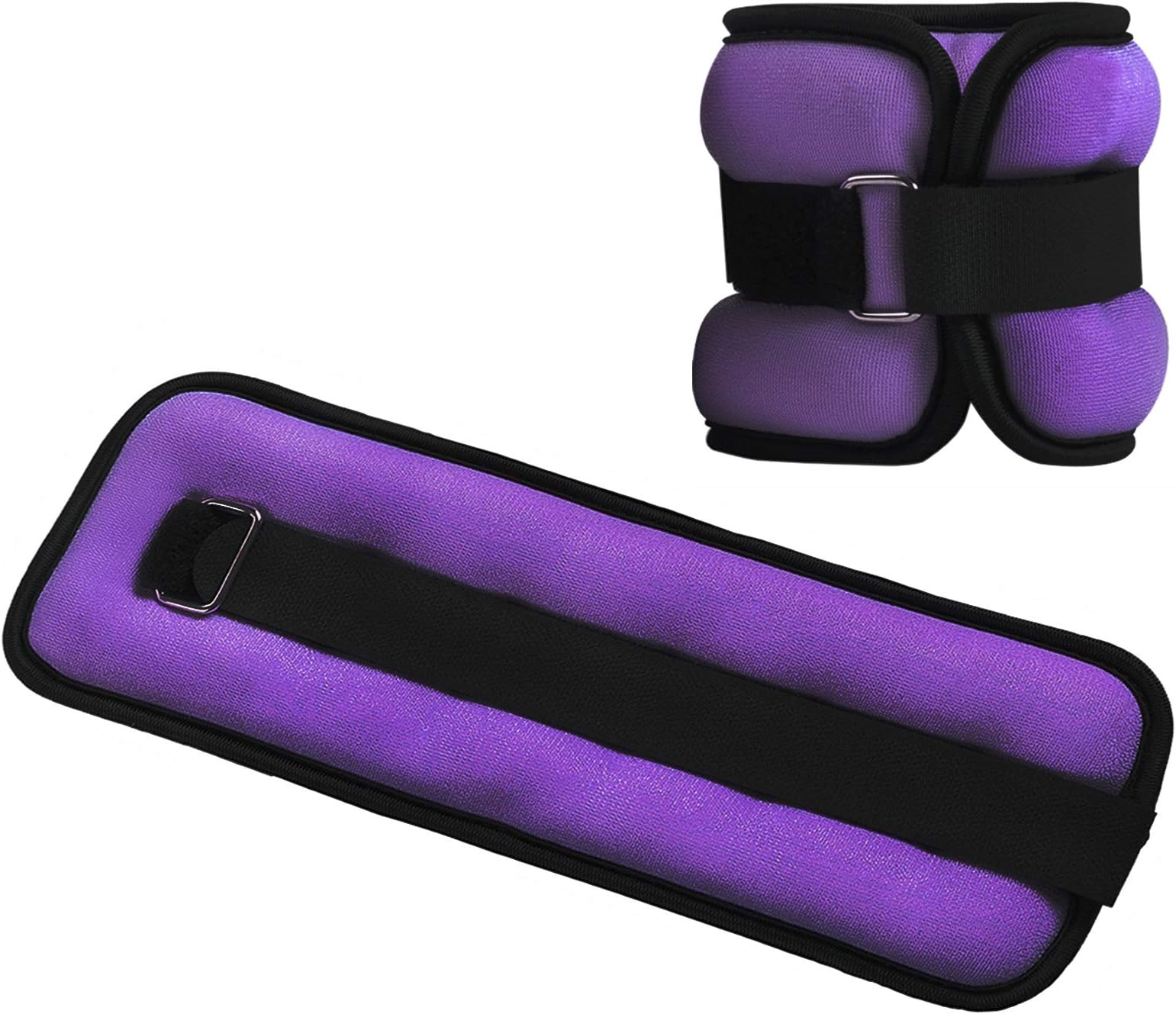 Vaupan Ankle/Wrist Weights, Small Leg Arm Hand Cuff Weights for Women Kids, Exercise Equipment with Adjustable Straps for Fitness Gym Dancing Walking Jogging Gymnastics Aerobics (1 Pair, 1lb 2lb)