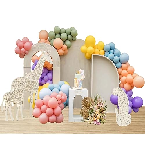 Kit Ghirlanda Arco Woodland Palloncini Animals Compleanno Decorazioni per Feste Articoli per Feste a Tema