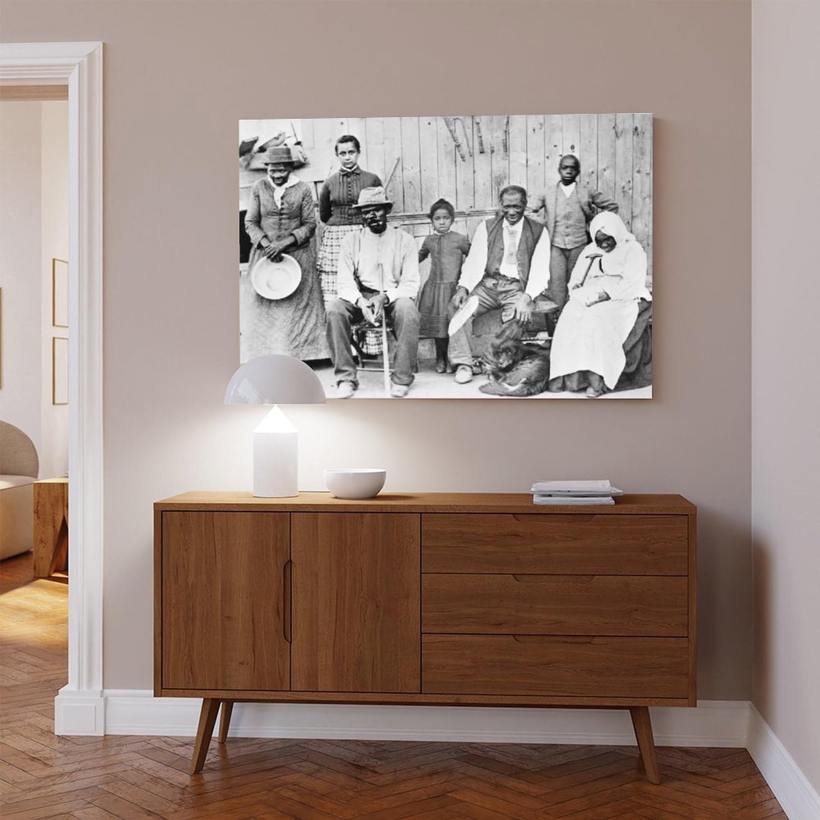 Stampa artistica su tela con immagine di Harriet Tubman Civil Rights - Black Slave Civil War - Underground Railroad - Poster artistico da parete per camera da letto moderna