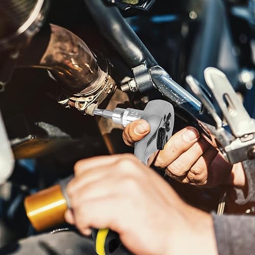 Miniatura 13 de Juego de llaves de casquillo, 62 piezas de llaves de trinquete de 1/4 pulgadas con trinquete de 72 dientes, SAE y métrico de 5/32 a 9/16 pulgadas