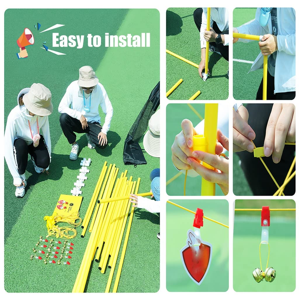 Juegos de Team Building, Juegos de Trabajo en Equipo, Kits Juegos for Fiestas casa y for el día del Deporte Escolar(1x2x1m)