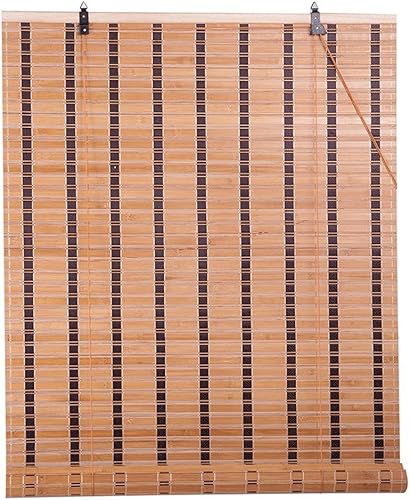 Miniatura 5 de Persiana enrollable de bambú natural WB-SUN318 (24 x 72 pulgadas)