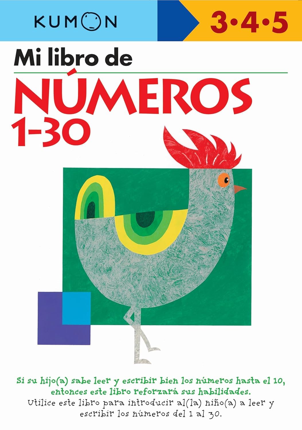 Mi Libro de Numeros del 1-30 / Numbers 1-30: Edades 3-4-5 (Kumon Workbooks: Basic Skills) (Spanish Edition)
