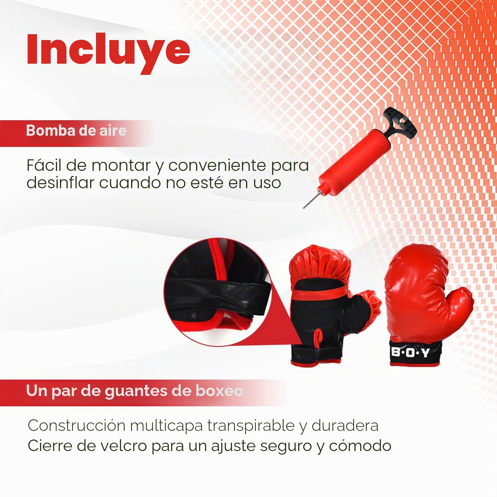 KOMFOTTEU Saco de Boxeo con Altura Regulable de 85 a 130 cm, Punchingball de Pie con Pedal, Pelota de Boxeo con Guantes de Boxeo y Bomba, Set de Boxeo para Niños Más de 3 Años