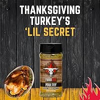 Vista 3 de Condimento Gourmet para Aves – Mezcla para Pollo y Pavo Multiusos con Ajo, Limón y Especias Mezcla Premium Sin GMS Añadido para Asar, Grillar